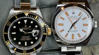 Rolex Milgauss 116400 White Dial with Orange Markers  Rate and compare to a Sub  November 3 2024 [upl. by Htomit67]