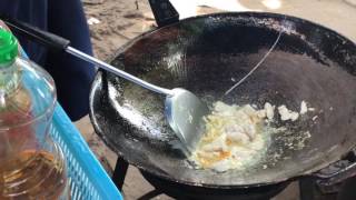 Simple Street Food  Chicken Fried Rice In Thailand [upl. by Ydnarb]