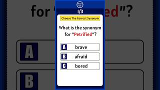 English Synonyms Quiz  Can You Score 33 synonyms english shorts [upl. by Daly]