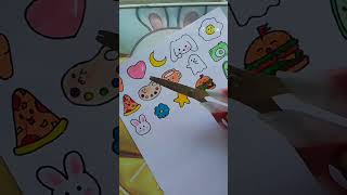 DIY homemade stickers✨🌚diyhomemade stickerscrafterkhanakytvideo [upl. by Isma313]