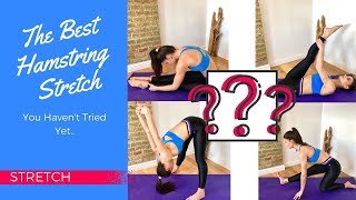 The Best Hamstring Stretch  That You Havent Tried Yet [upl. by Ahsiela239]