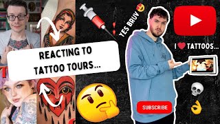 Reacting To Tattoo Tours On YouTube 2 [upl. by Nnyla350]