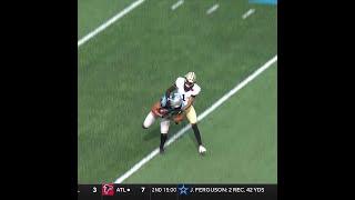 Jalen Coker catches for a 18yard Gain vs New Orleans Saints [upl. by Sartin]