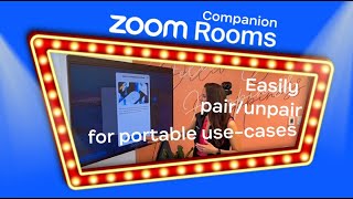 Switch Zoom Rooms to a Companion Mode with Sharing Key [upl. by Nyrhtac]