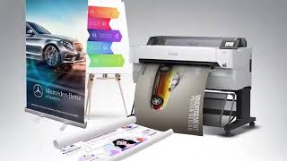 Epson SureColor SC T5430 amp SC T5430M Product Intro 36 inch Large Format Multifunctional Printer [upl. by Lerraf]