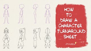 How To Draw Character Design Turnaround Sheet  Episode 4  Photoshop Beginner Friendly Tutorial [upl. by Akemihs590]