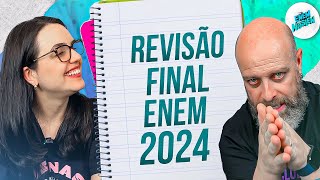 Revisão Final para o ENEM 2024 Português  Redação Professor Noslen [upl. by Ecnirp]