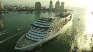 MSC Cruises MSC Divinas Miami arrival  CruiseGuycom [upl. by Guenzi]