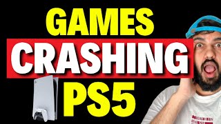 How to Fix Games Crashing on PS5 [upl. by Rickert]