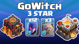 3 Star Th10 Vs Th11 Witch Spam Guide For Beginners [upl. by Irahcaz151]