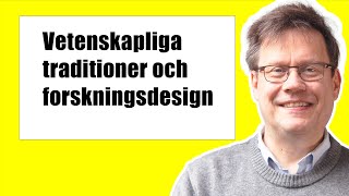 En introducerande föreläsning om forskningsdesign För nybörjare [upl. by Abramson]