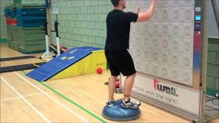 Interactive Fitness Equipment EQ Fitness Interactive Twall Video [upl. by Elexa]