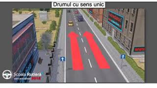 Drumul cu sens unic  Invata sa conduci corect [upl. by Nahtonoj]