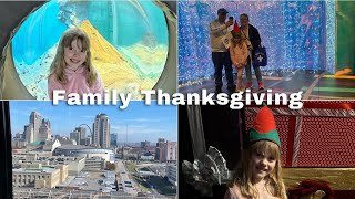 St Louis Union Station Aquarium Ropes Course Mini Golf Ferris Wheel  Thanksgiving With Family [upl. by Gruber]