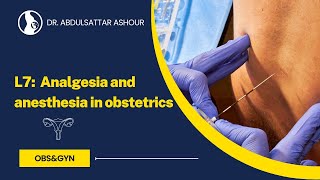 L07 Analgesia and anesthesia in obstetrics [upl. by Cynthia]