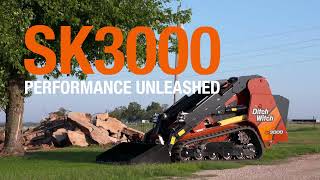 Ditch Witch SK3000 Full Size Skid Steer [upl. by Nyliuqcaj]