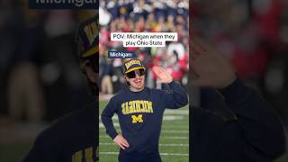 Michigan when they play Ohio State😂🏈 [upl. by Stanley966]