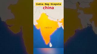 India’s Map Disputed How Different Nations See It  IndiaMap Geopolitics India China Pakistan [upl. by Ynolem]