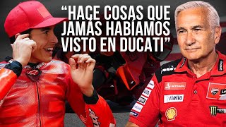 TARDOZZI ALUCINA con la TELEMETRÍA de MÁRQUEZ en la GP25 [upl. by Enyamert]