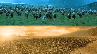 Peter Jackson vs Amazon  Cavalry Charge Scene [upl. by Lemuela645]