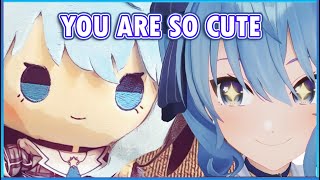 Suisei talking to her own plush just like Anemachi【Hololive  Eng Sub】 [upl. by Seedman]