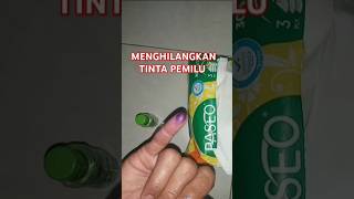 Cara menghilangkan tinta pemilu di tangan [upl. by Doretta941]