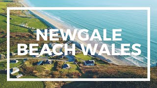 Newgale Beach Pembrokeshire South Wales With Drone [upl. by Leland]