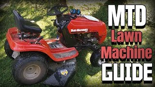 How to Operate an MTD Yard Machine Lawn Tractor  Riding Mower Instructional Video  Model 760 770 [upl. by Thorlay]