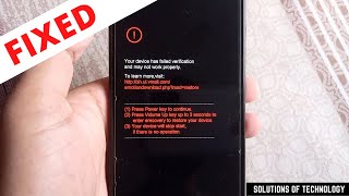 Your device has failed verification and may not work properly Huawei y7 Getting Package info Failed [upl. by Anoyek]