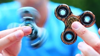 PRO FIDGET SPINNER TRICKS very cool [upl. by Llenaej796]