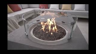 Elementi Fire Metropolis Gas Fire Pit Table [upl. by Marni443]