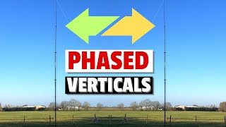 Switchable Array in Two Directions  the Phased Vertical Antenna Array [upl. by Inava]