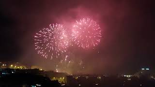 Tui Blue Los Gigantes  Puerto de Santiago fireworks July 2022 [upl. by Lashoh]