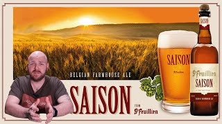 What would a dry hopped farmhouse ale taste like  St Feuillien Saison  Brew Review 284 [upl. by Philbert198]