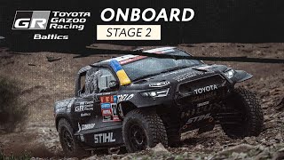 ONBOARD Stage 2  Dakar 2023  TOYOTA GAZOO Racing Baltics [upl. by Lesde]