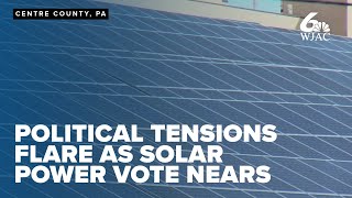 Political tensions flare as Centre County voting nears on regional solar power purchasing agreement [upl. by Bridge]