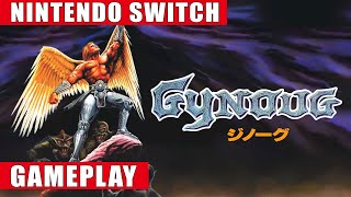 Gynoug Nintendo Switch Gameplay [upl. by Eenel964]