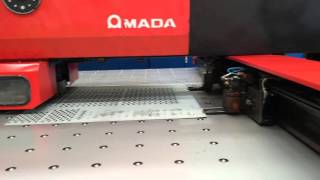 Amada Pega 367 Turret Punch Press [upl. by Nodnrb]