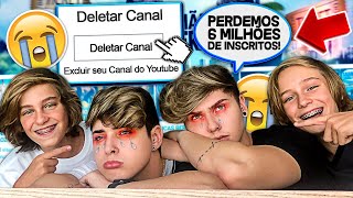 EXCLUI O CANAL DOS IRMÃOS BERTI APANHAMOS TROLLAGEM [upl. by Lochner570]