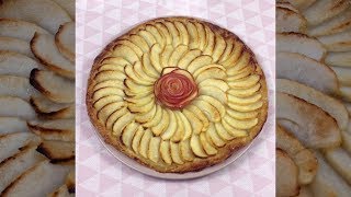 Tarte fine caramélisée aux pommes  Recette [upl. by Feigin]