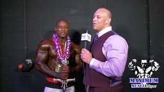 IFBB Professional League Hawaii Pro  Brandon Hendrickson 1st Place Mens Physique [upl. by Acinad]