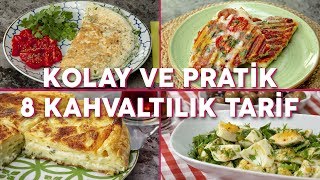 Kolay ve Pratik 8 Kahvaltılık Tarif Seç Beğen  Yemek Tarifleri [upl. by Crofoot]