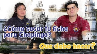 ¿Cómo debo llenar mi ficha para presentar examen en Chapingo ¿Qué necesito [upl. by Nirhtak987]