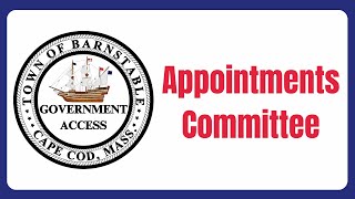 Appointments Committee 10222024 [upl. by Hallvard]