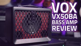 Vox VX50BA Bass Guitar Amp Review  A Highly Portable Small Bass Amp [upl. by Nnyre282]