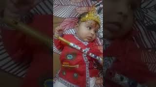 janmashtami khushu cutebaby [upl. by Nickey]