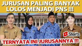 JURUSAN KULIAH PALING BANYAK JADI PNS [upl. by Cichocki]