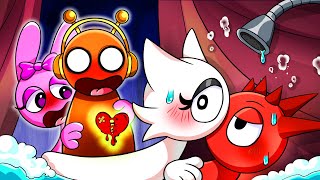 Incredibox Sprunki  Wenda Kiss with Raddy  Incredibox Sprunki Animation  Oren X Pinki in Love [upl. by Jp]