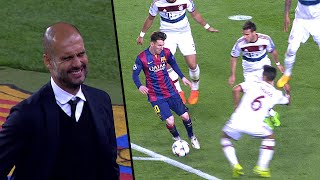 Lionel Messi DESTROYING Bayern Munich UCL 201415 English Commentary  HD 1080i [upl. by Nahshu203]