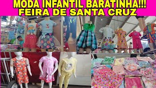 MODA INFANTIL BARATINHO FEIRA DE SANTA CRUZ DO CAPIBARIBE PE [upl. by Agosto]